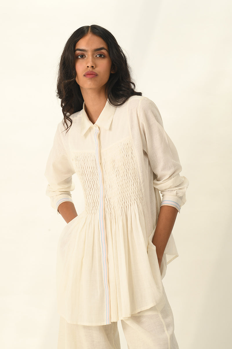 Rugosa Smocking Top