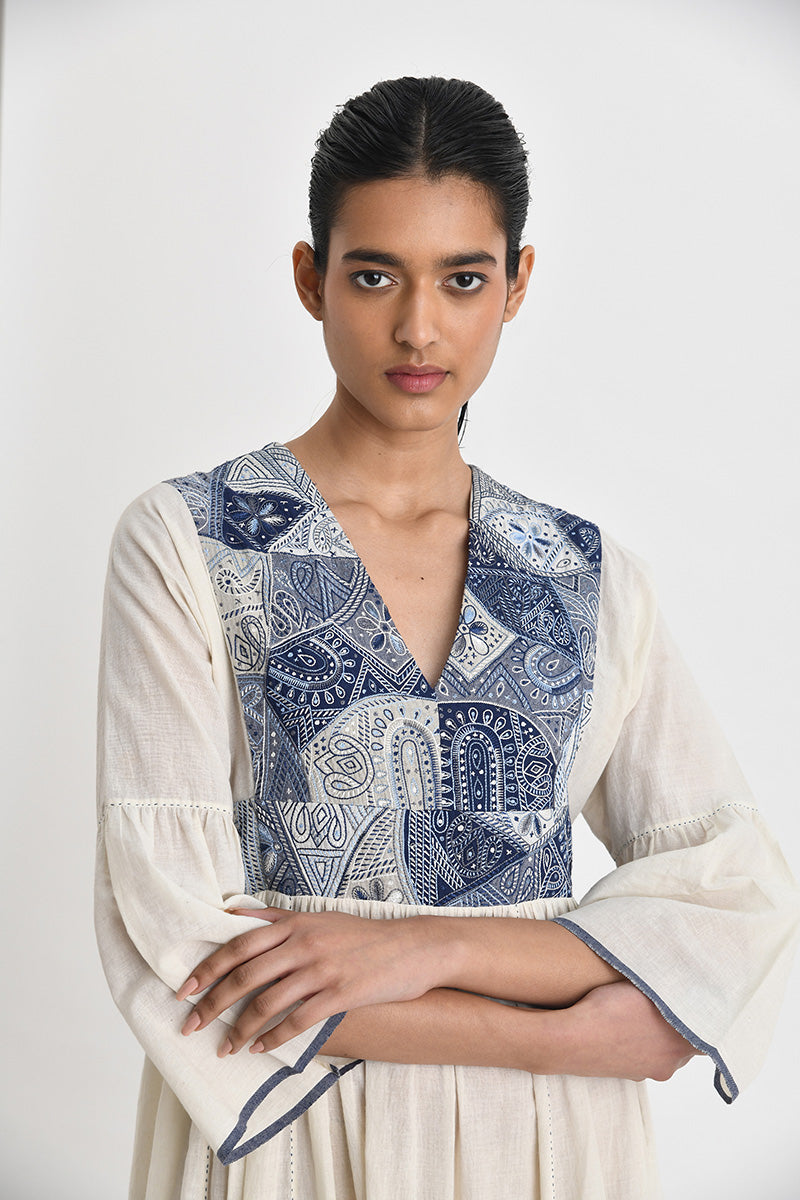 OPATIJA FLORAL EMBROIDERD DRESS