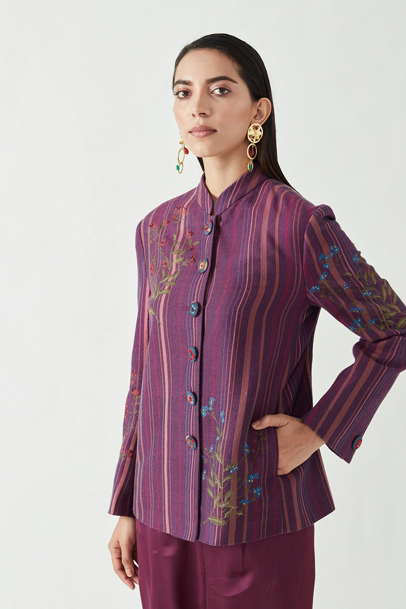 VALERIE EMBROIDERED JACKET