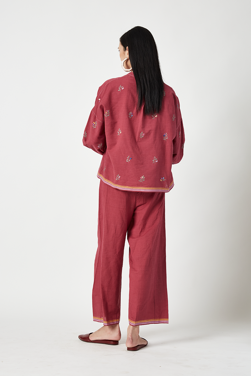 MILES EMBROIDERED TOP
