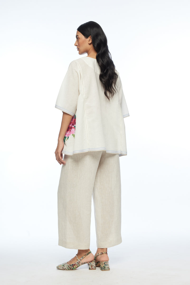 Carolinae Round Neck Top