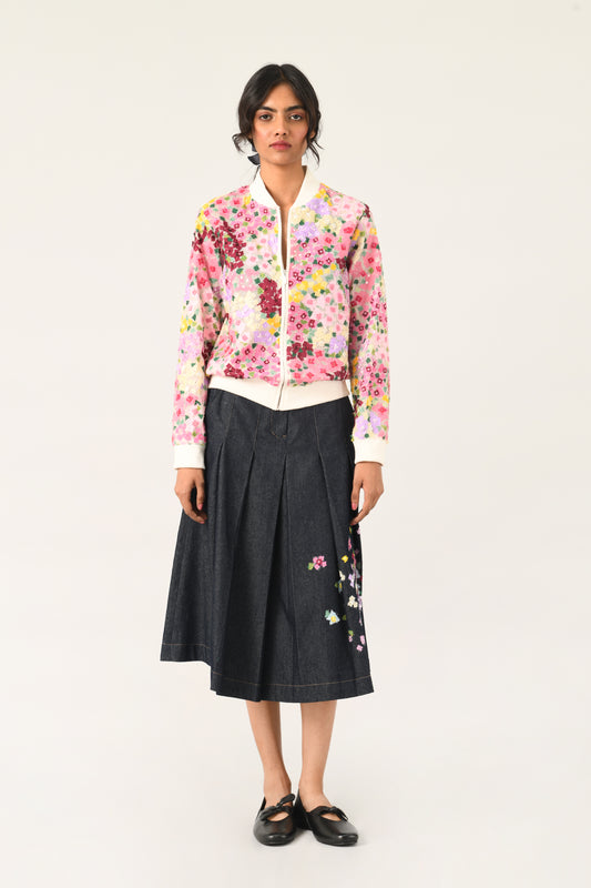 CANINA FLORAL ABSTRACT JACKET