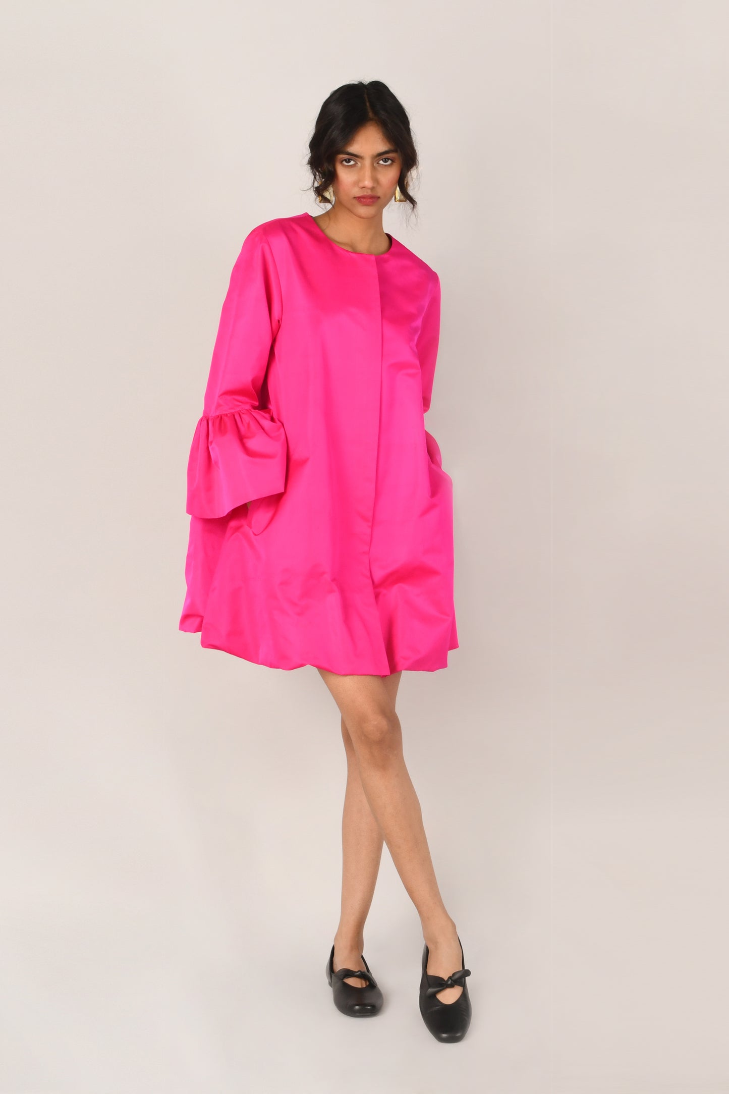 RUGOSA ZIPPER DRESS