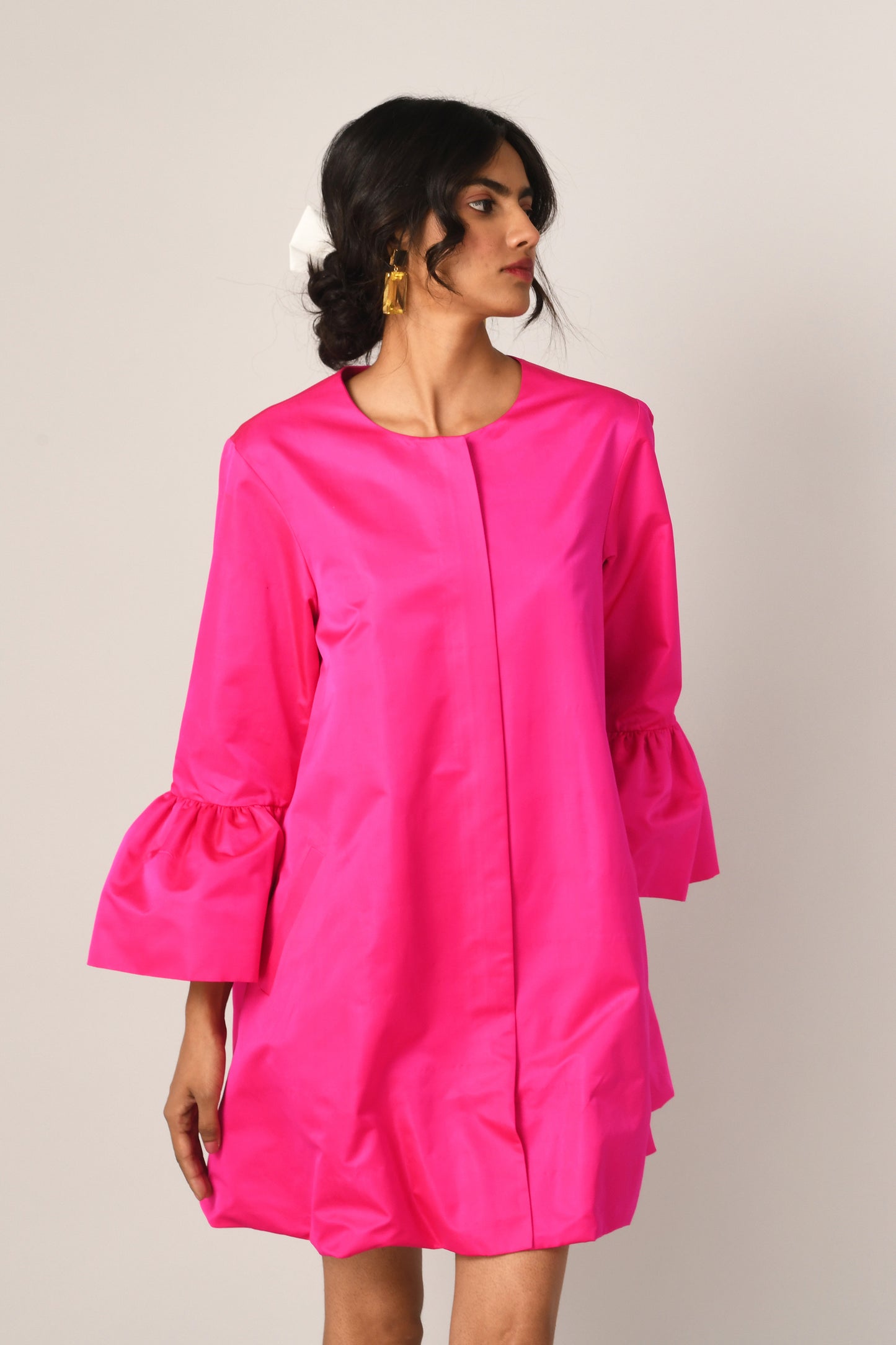 RUGOSA ZIPPER DRESS