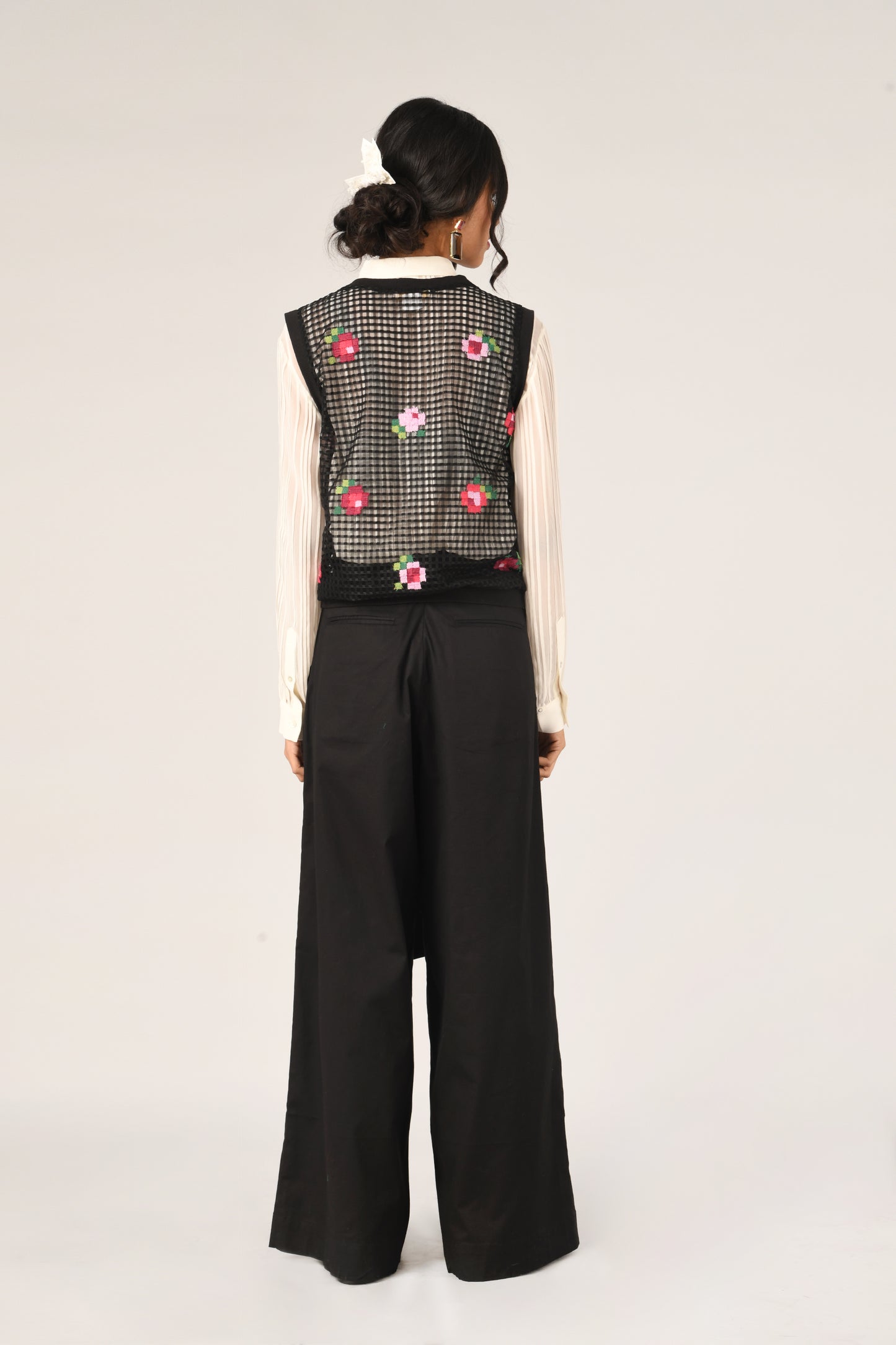 TEPLITZ NET CARDIGAN TOP