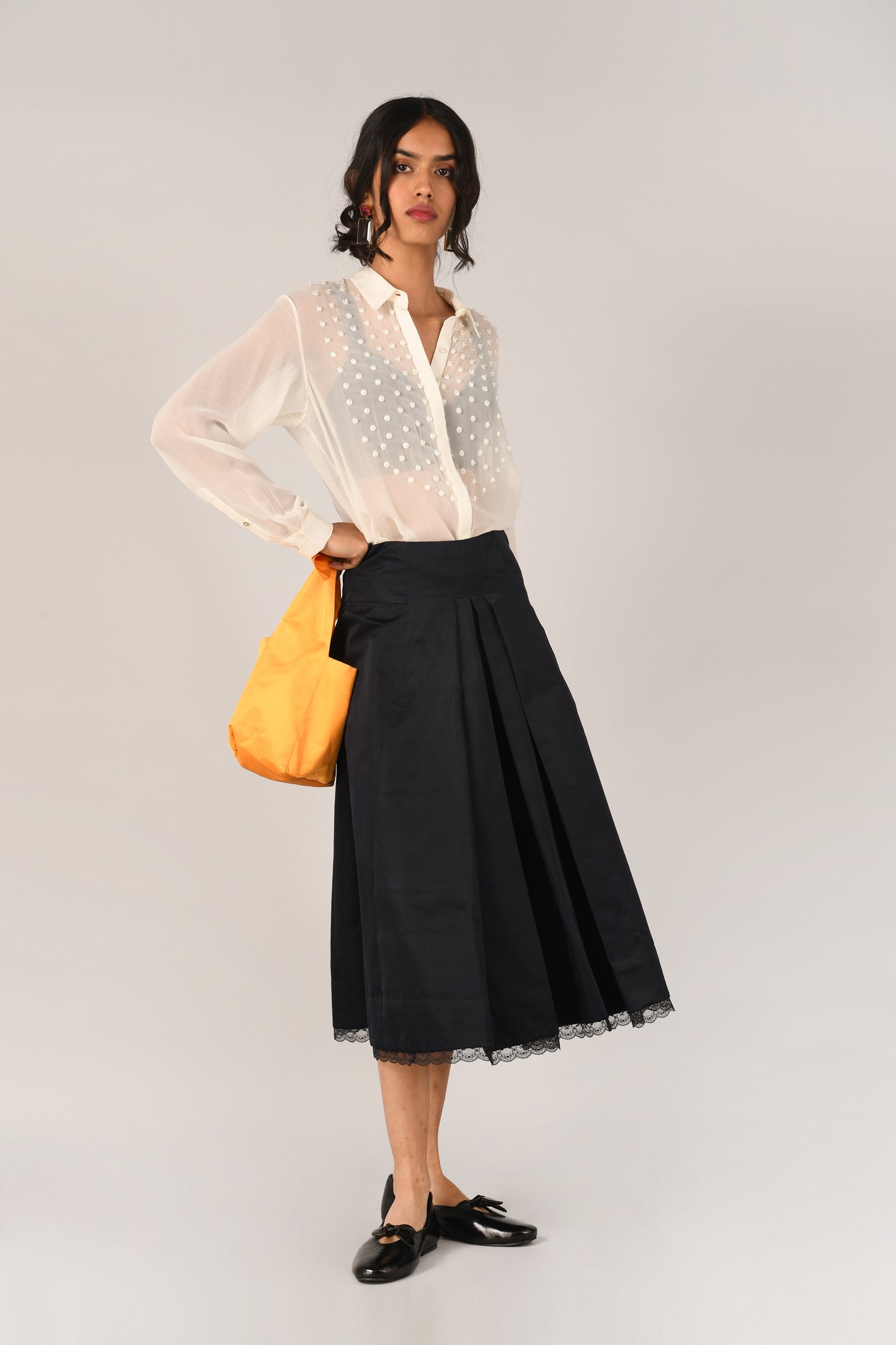 RUBIGINOSA PLEATED SKIRT