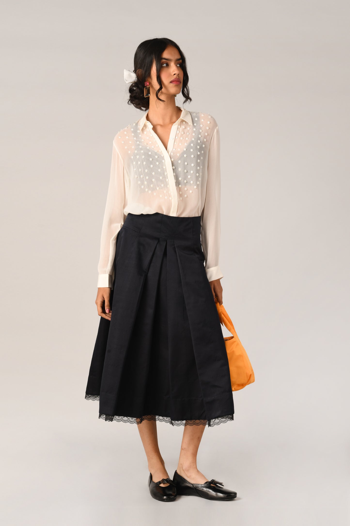 RUBIGINOSA PLEATED SKIRT