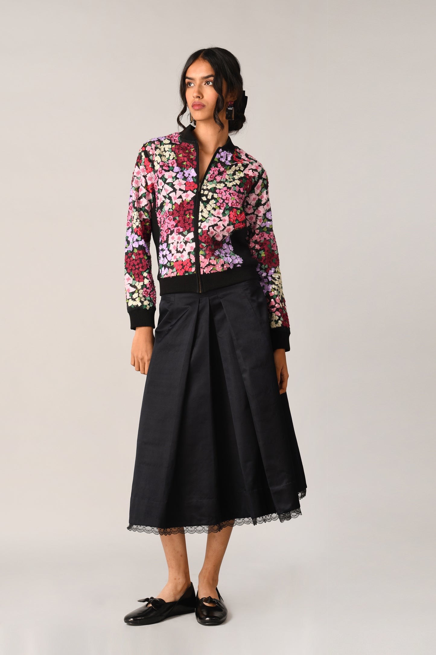 CANINA FLORAL ABSTRACT JACKET