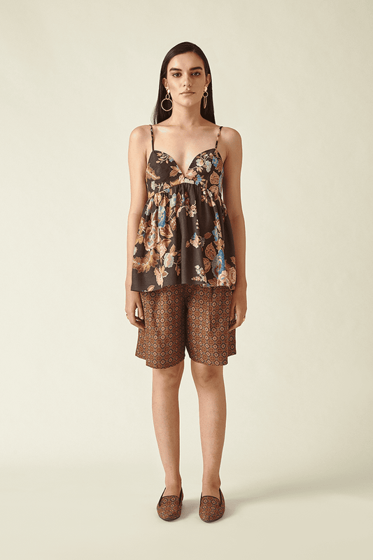 SEMERU PRINTED TOP