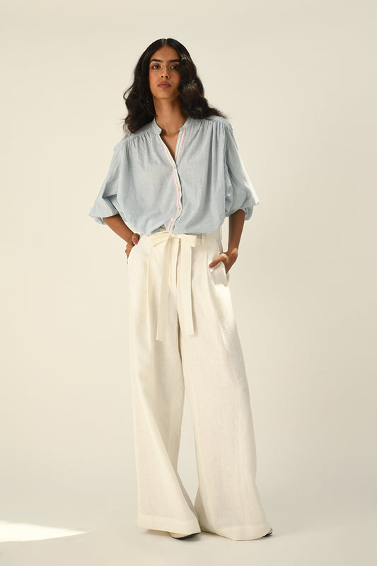 Sabinii Smocking Shirt