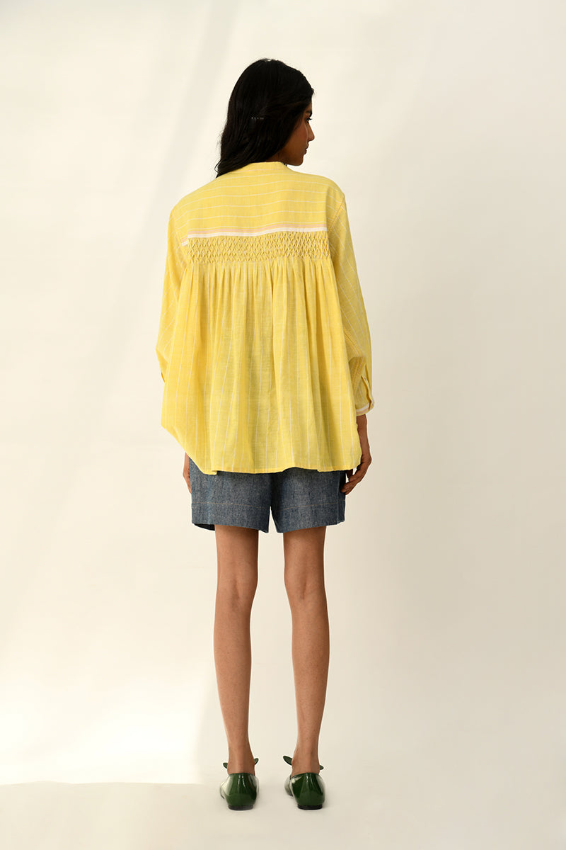 Sabinii Smocking Shirt