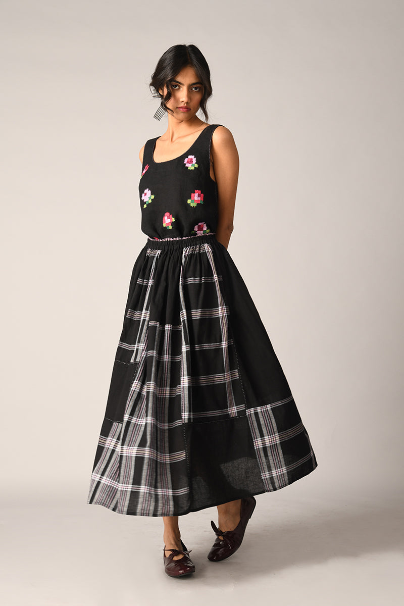 Coziae Patchwork Skirt
