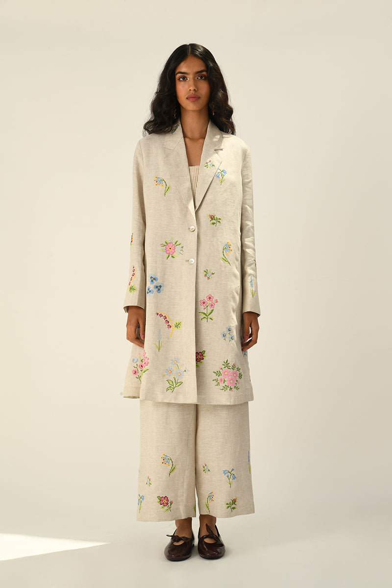 Delbard Embroidered Pants