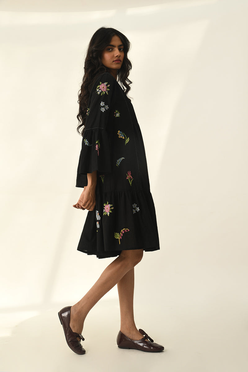 Elina Tiered Short Dress