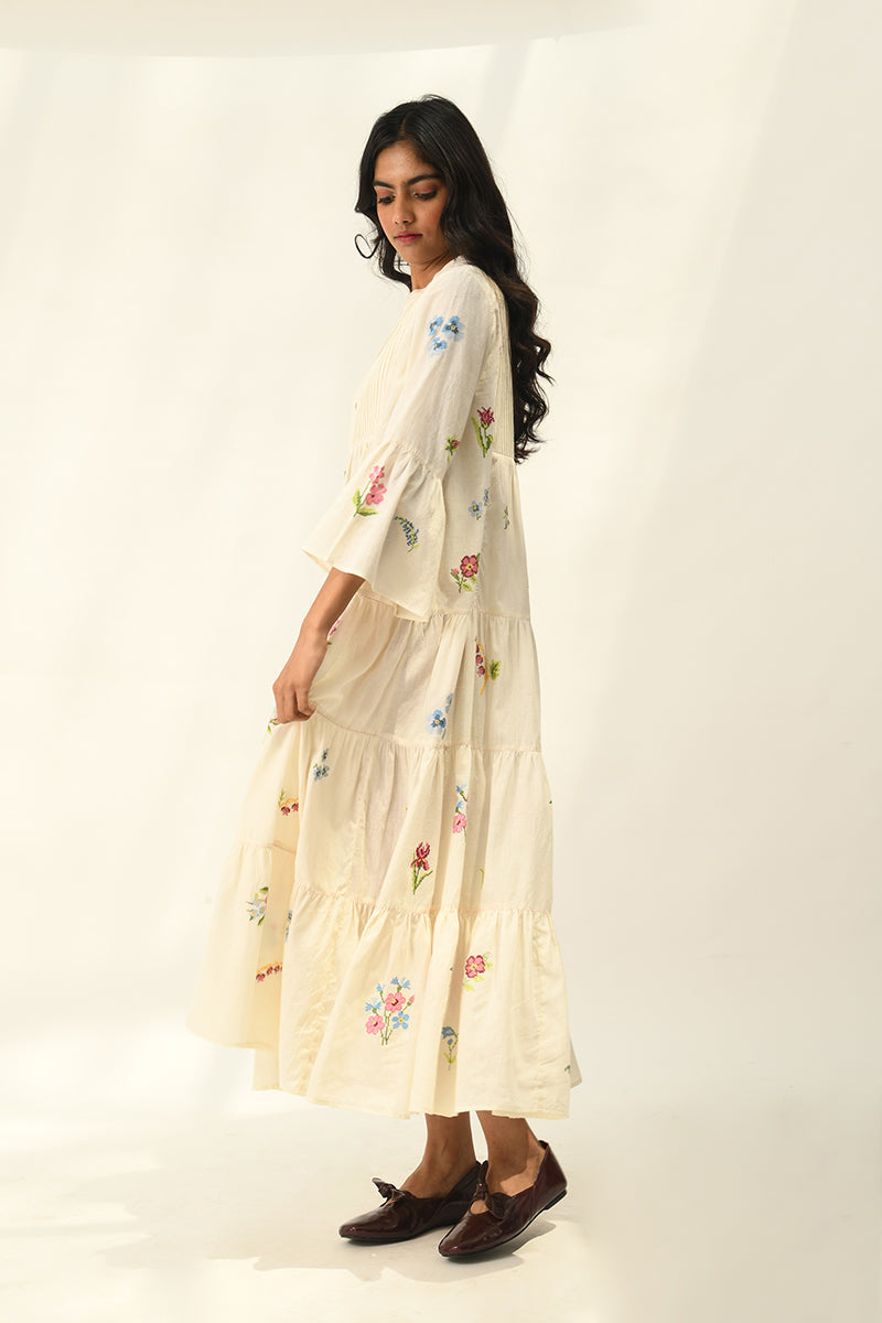 Corymbifera Embroidered Dress