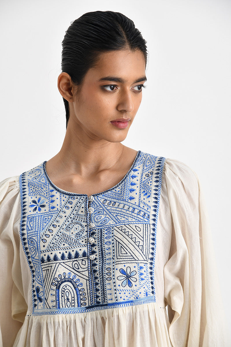 ADRIA EMBROIDERED DRESS