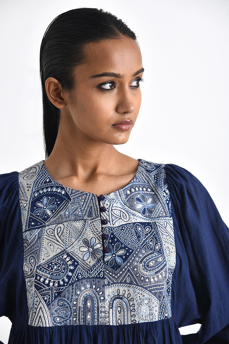 RAGUSA EMBROIDERED DRESS