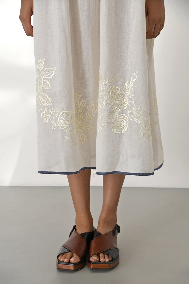 PISTOIA EMBROIDERED DRESS