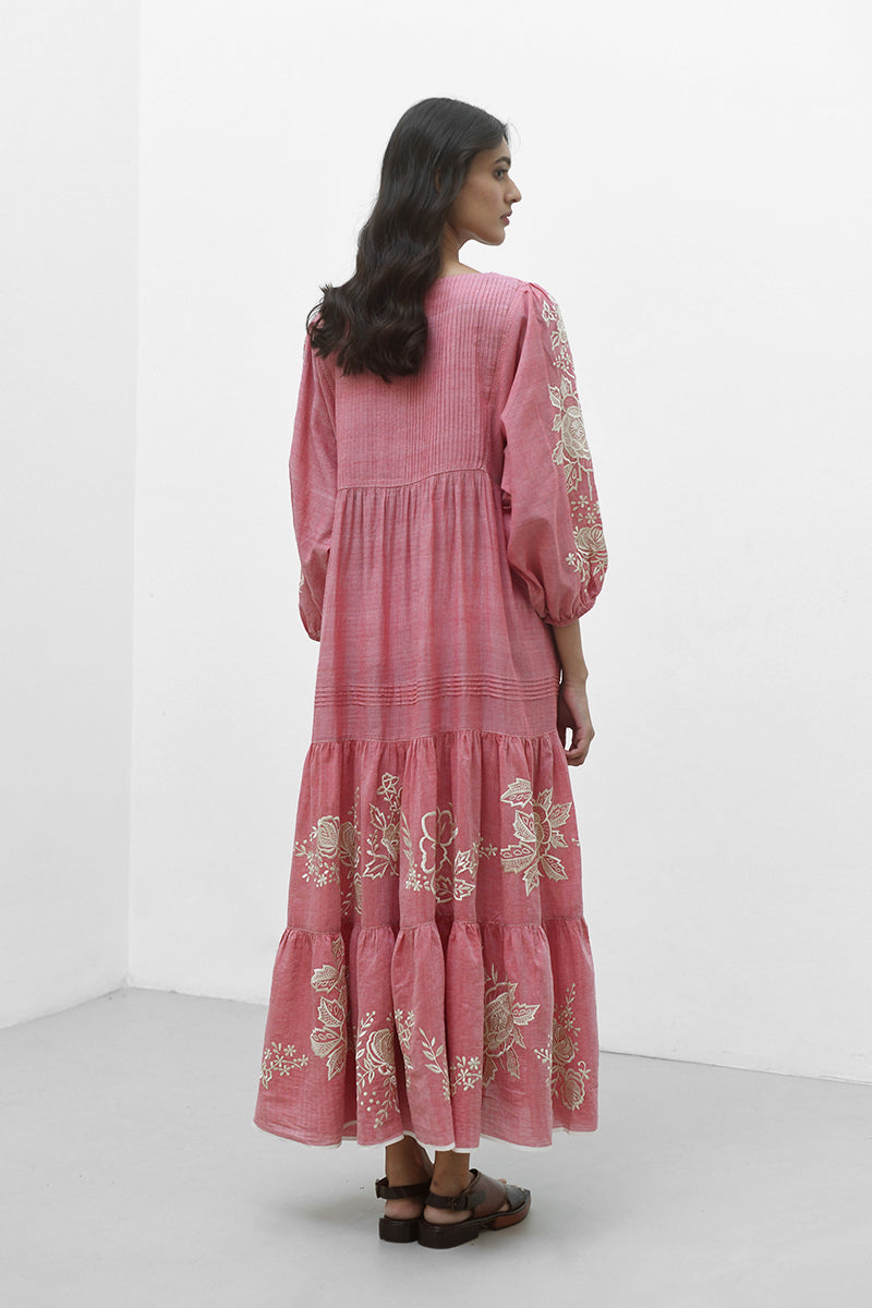 AGIOS EMBROIDERED DRESS