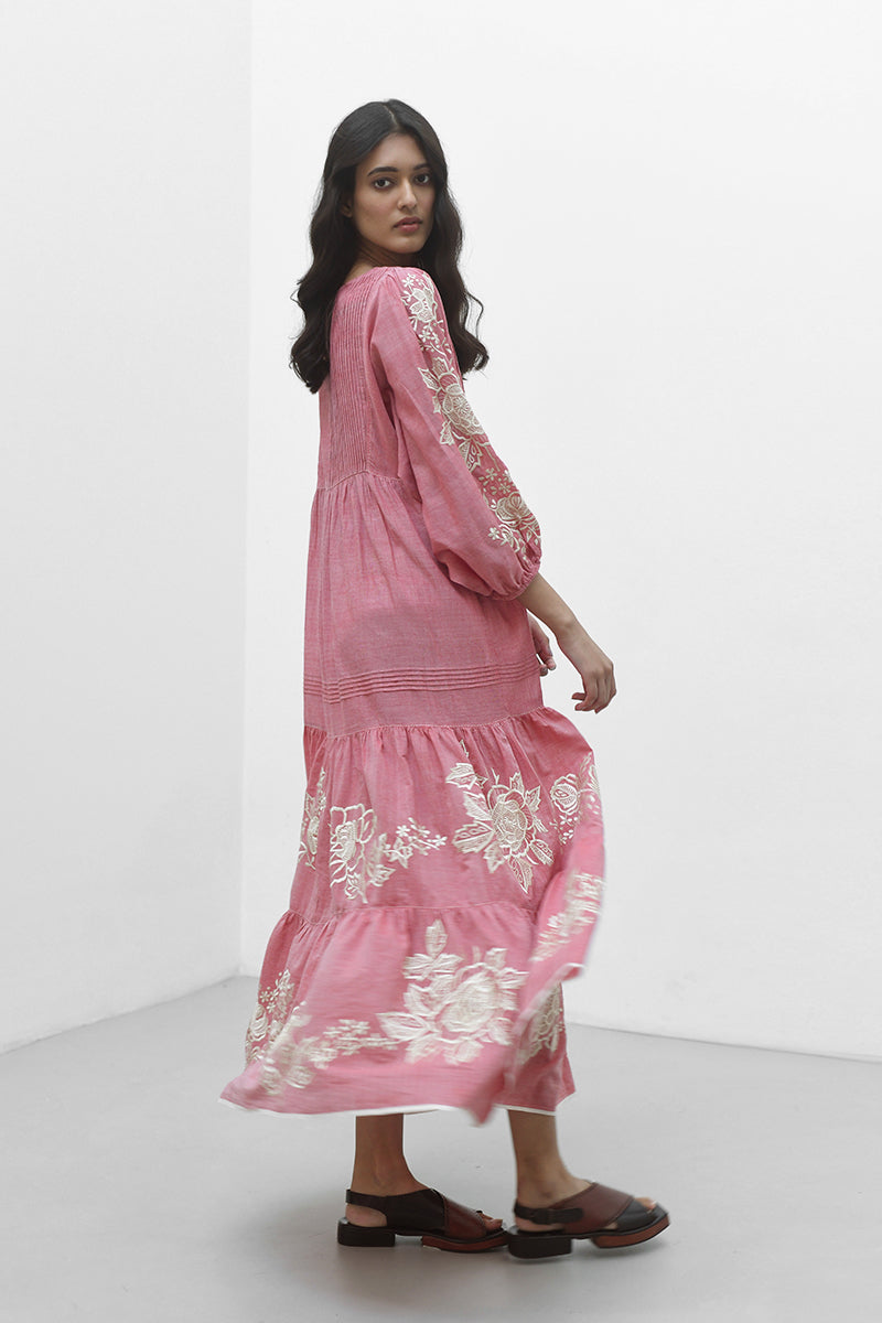 AGIOS EMBROIDERED DRESS