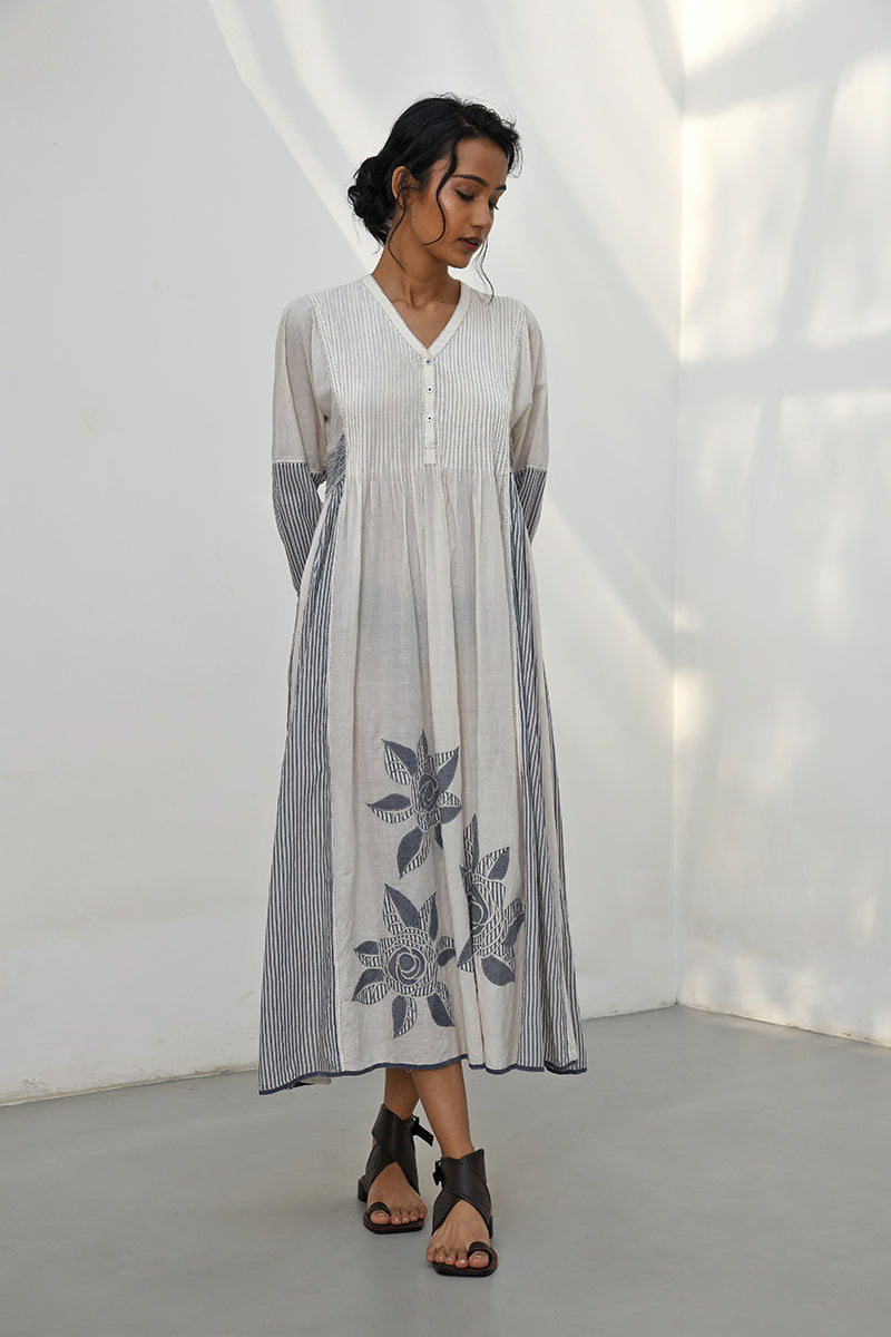 LESVOS HANDLOOM APPLIUE TUNIC