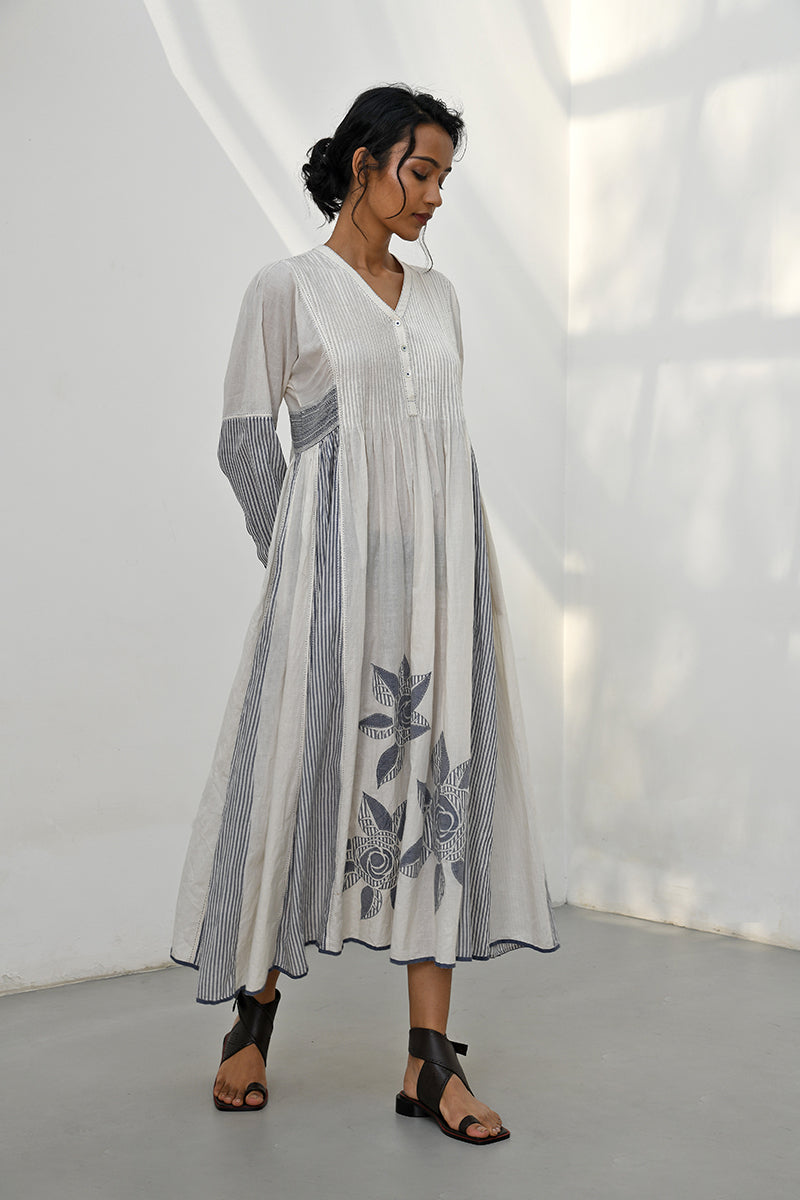 LESVOS HANDLOOM APPLIUE TUNIC
