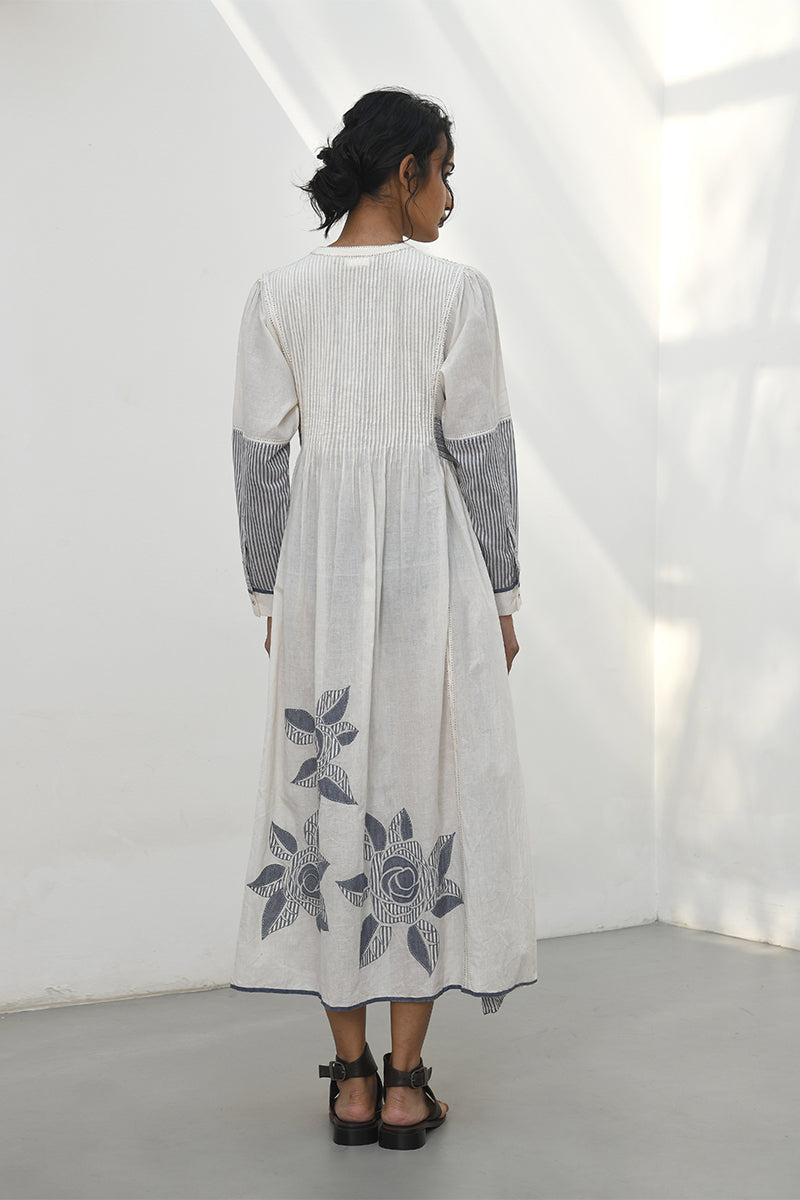 LESVOS HANDLOOM APPLIUE TUNIC