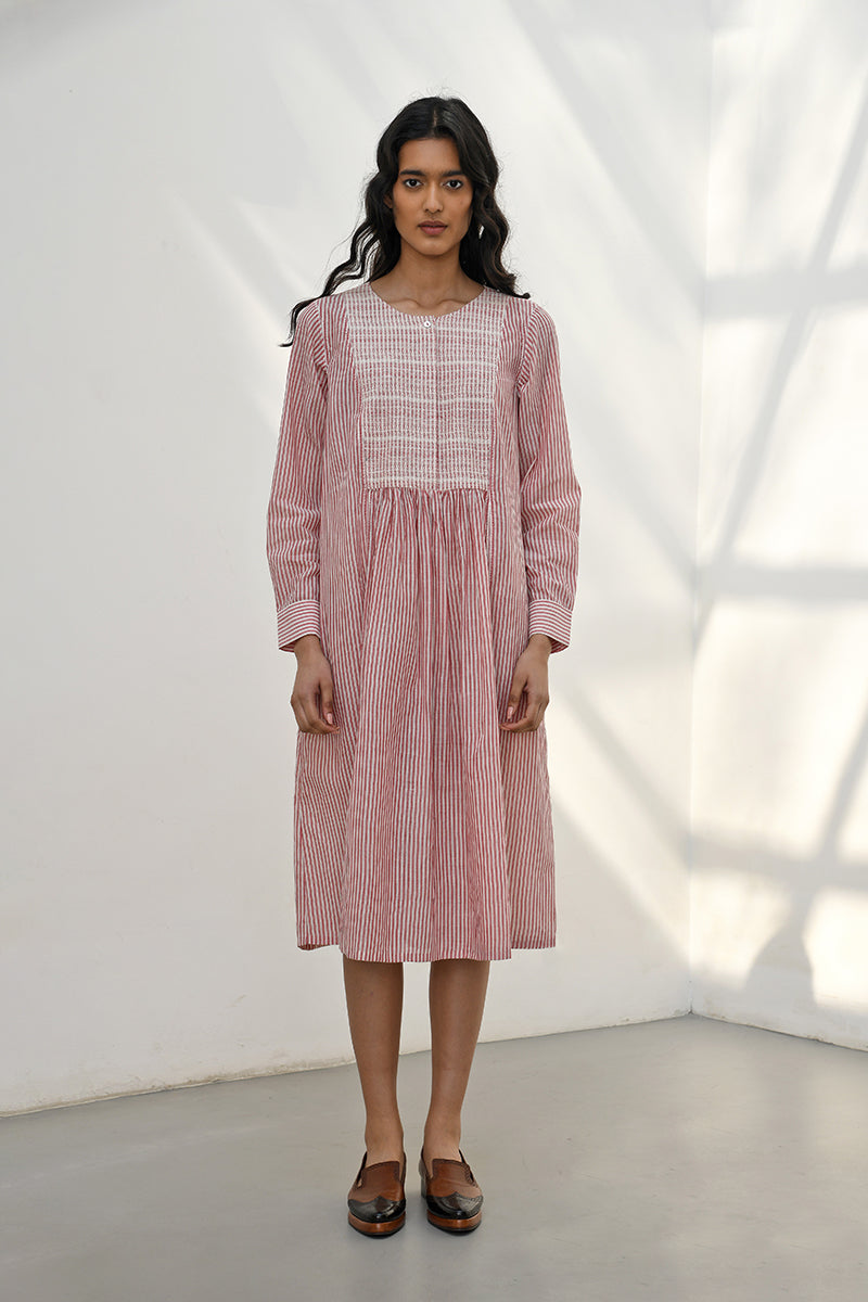 PELION STRIPE DRESS