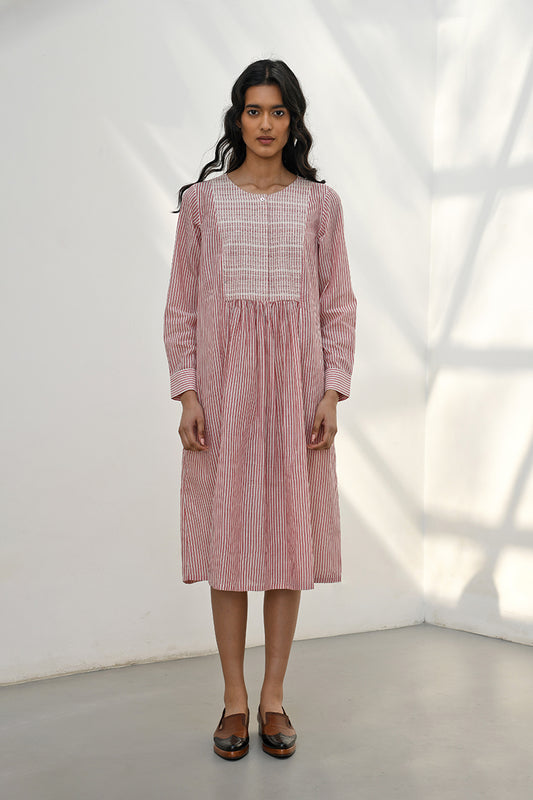 PELION STRIPE DRESS