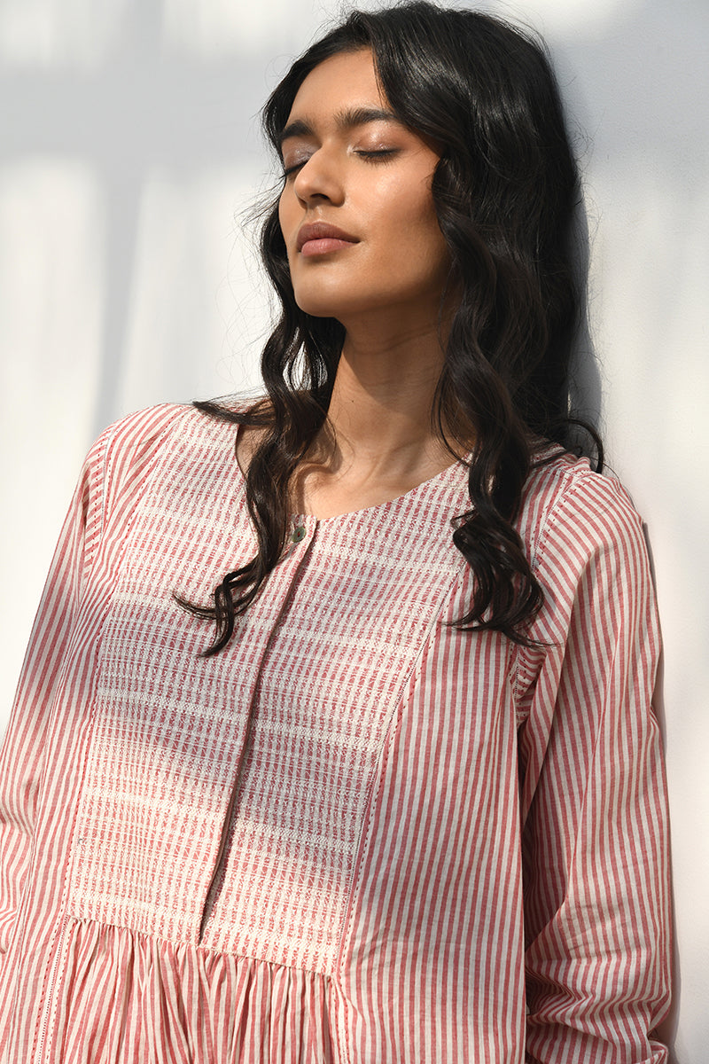 PELION STRIPE DRESS