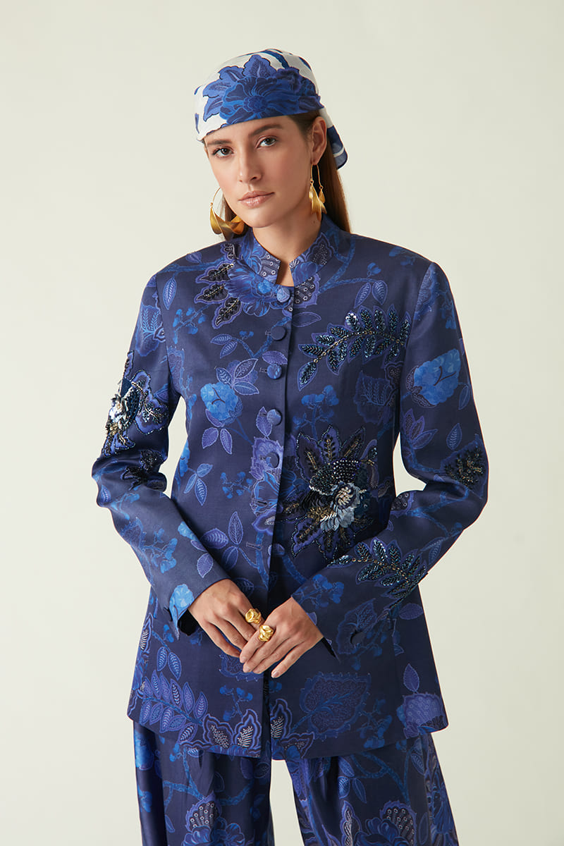 MUTURI PRINTED EMBELLISHED JACKET