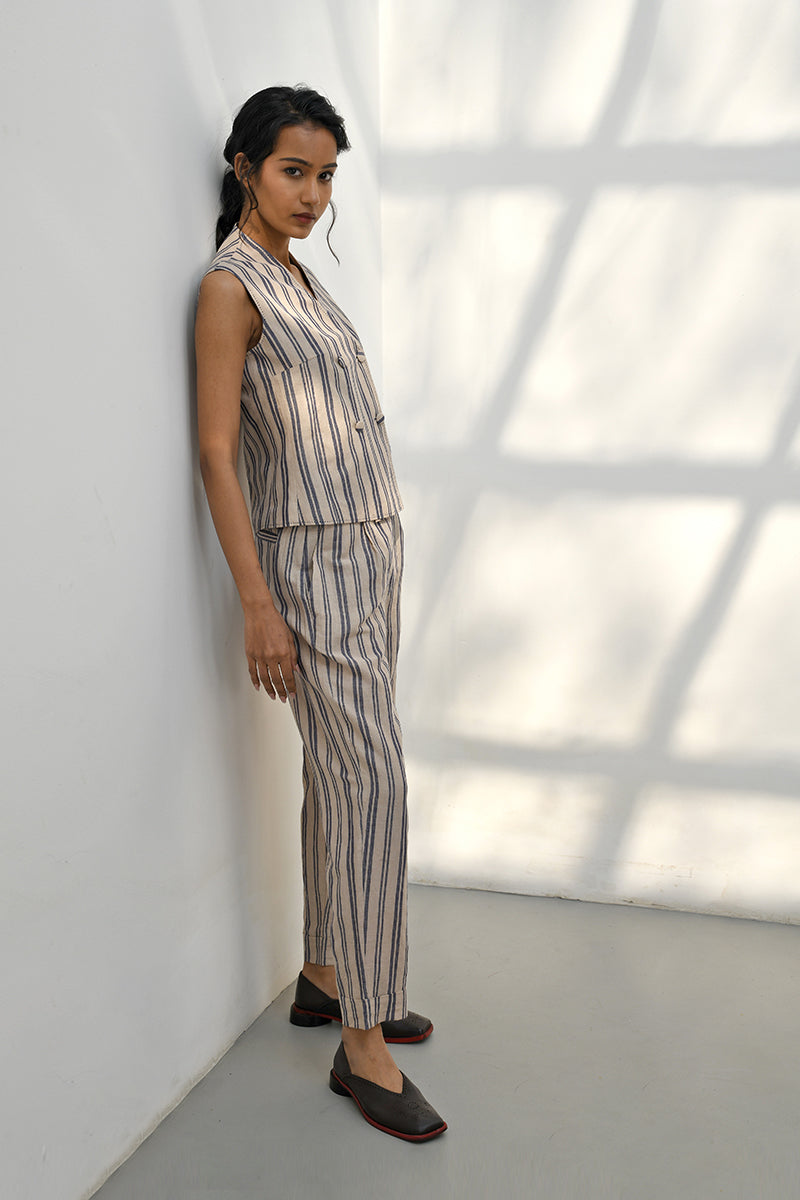 ELATOS STRIPE WAISTCOAT