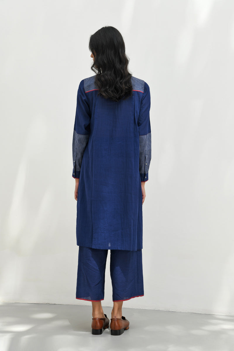 ANAIS FRONT OPEN SMOCKED DRESS