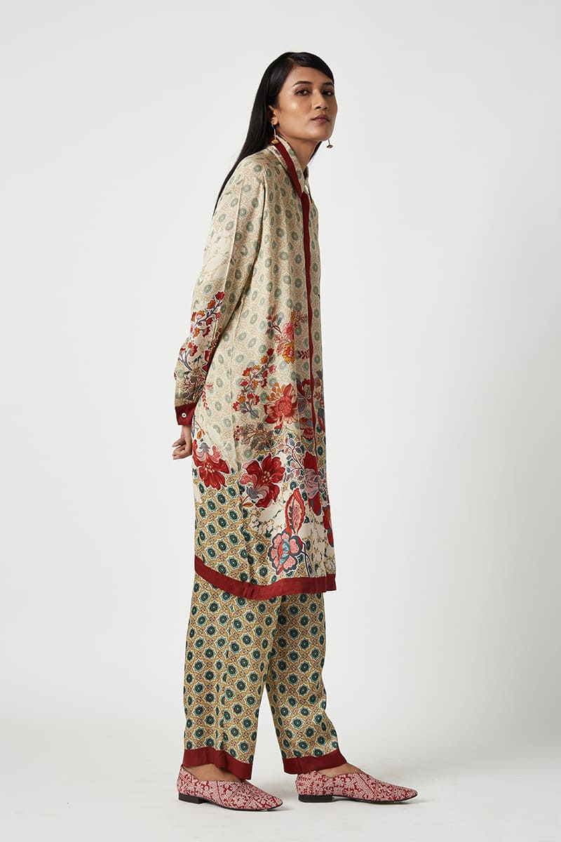 BUTON PRINTED KURTA SET (2PCS)