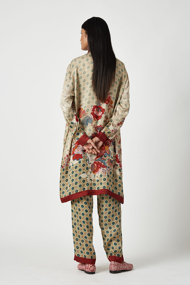 BUTON PRINTED KURTA SET (2PCS)