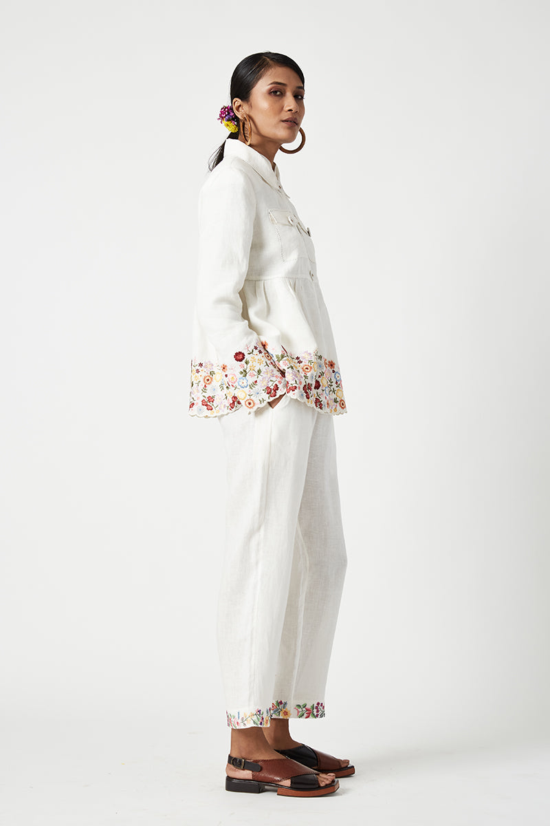 Aeonium Embroidered Pants