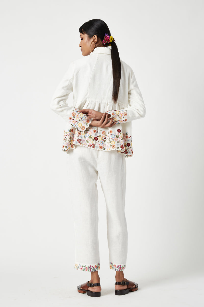Aeonium Embroidered Pants