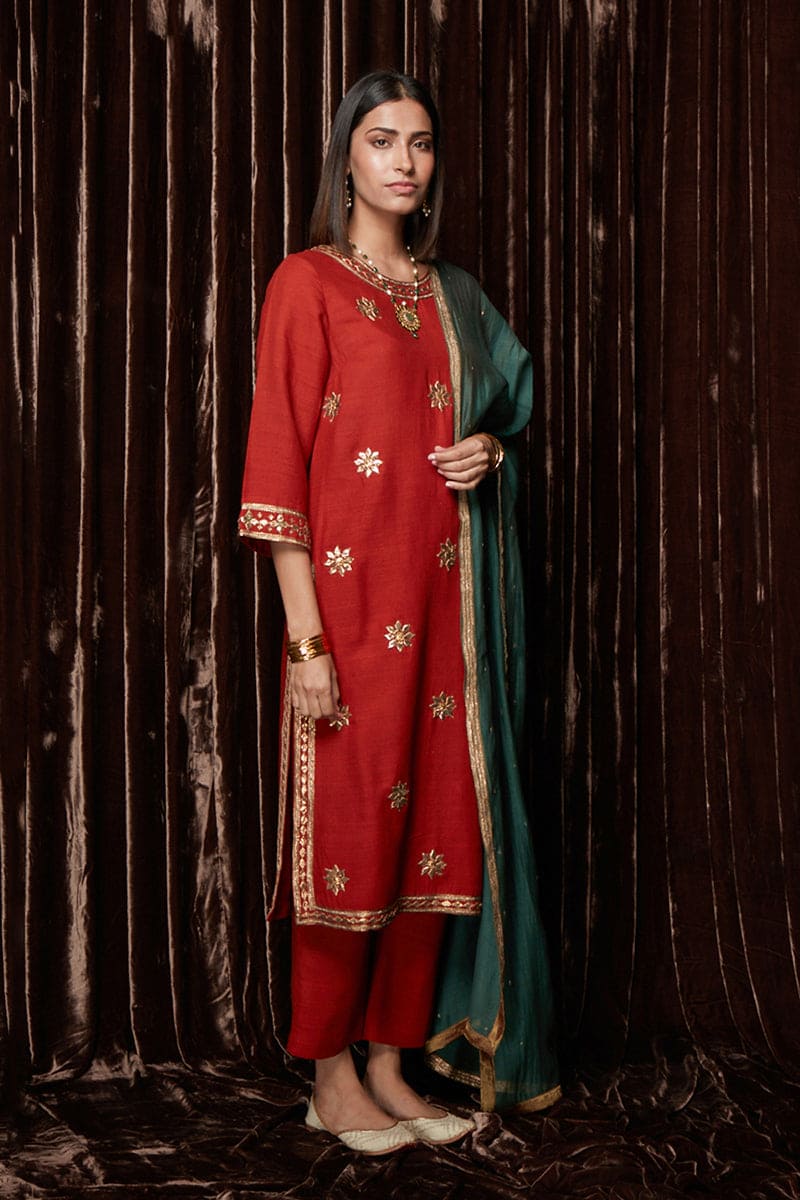 NORA KURTA SET (3PCS)