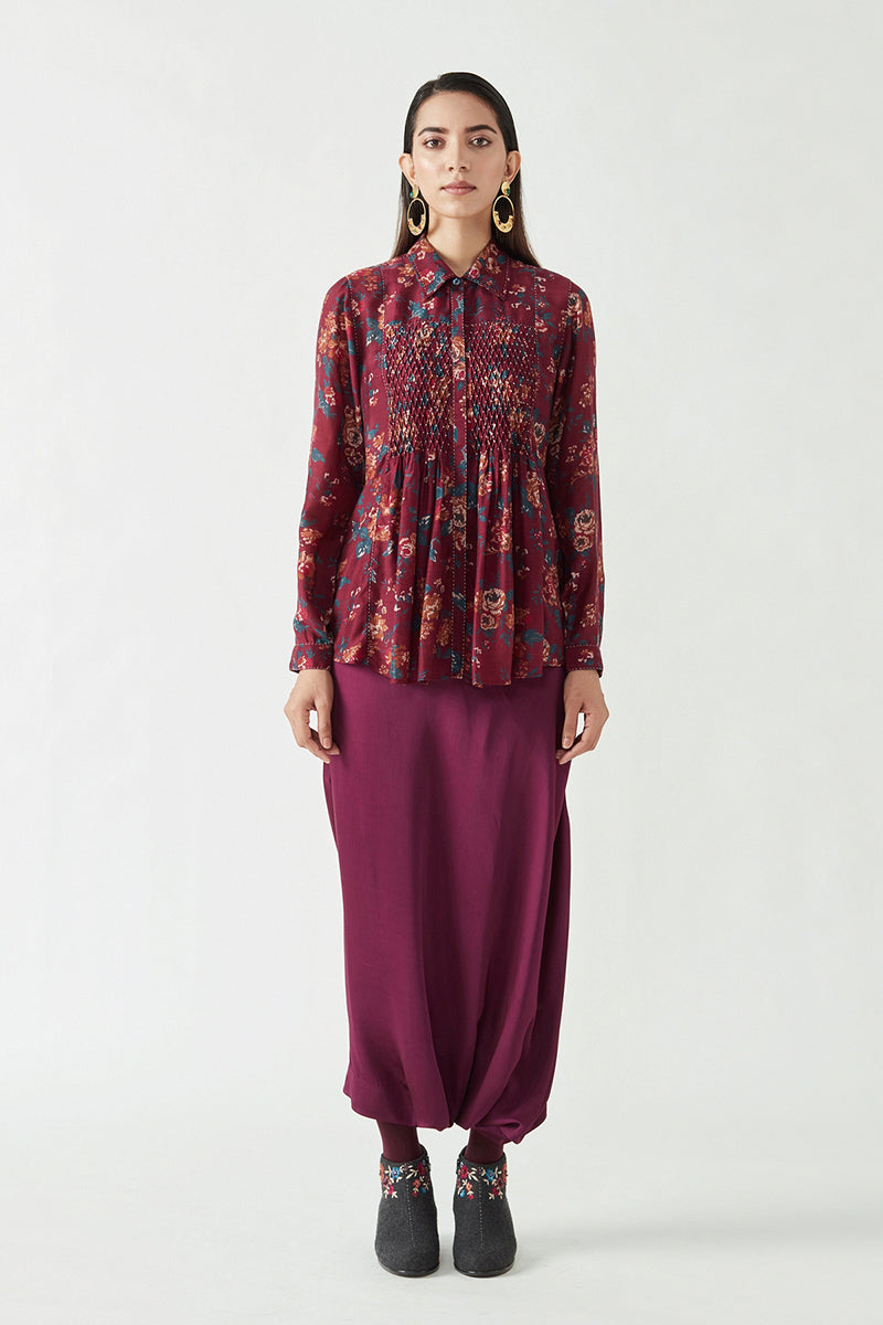 GALINA PRINTED TOP