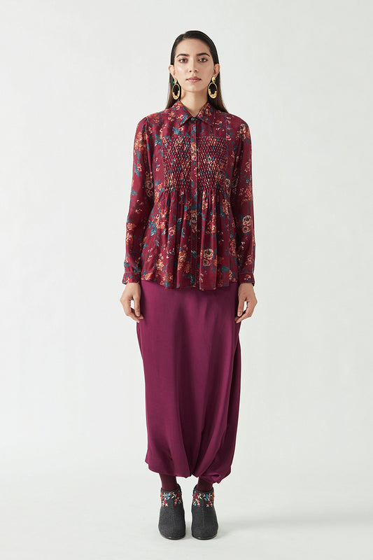 GALINA PRINTED TOP
