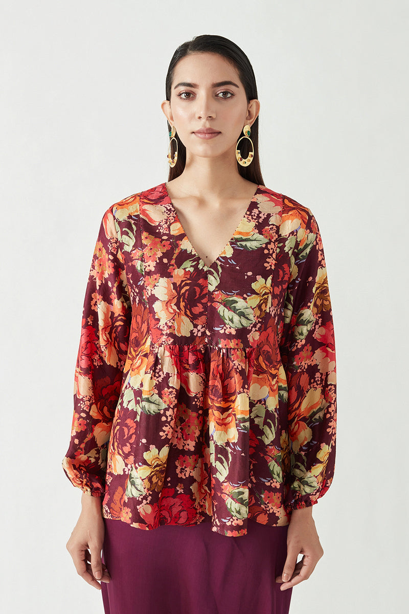 TIRINA PRINTED TOP