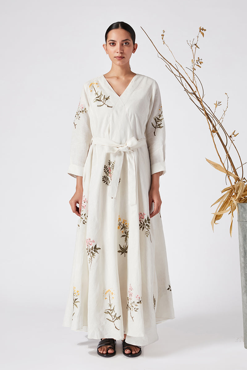 EMBROIDERED DRESS