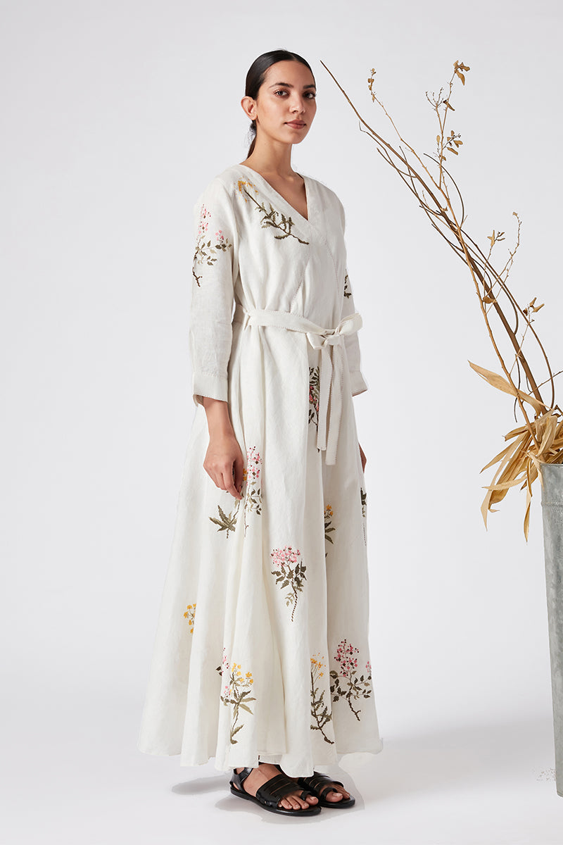 EMBROIDERED DRESS