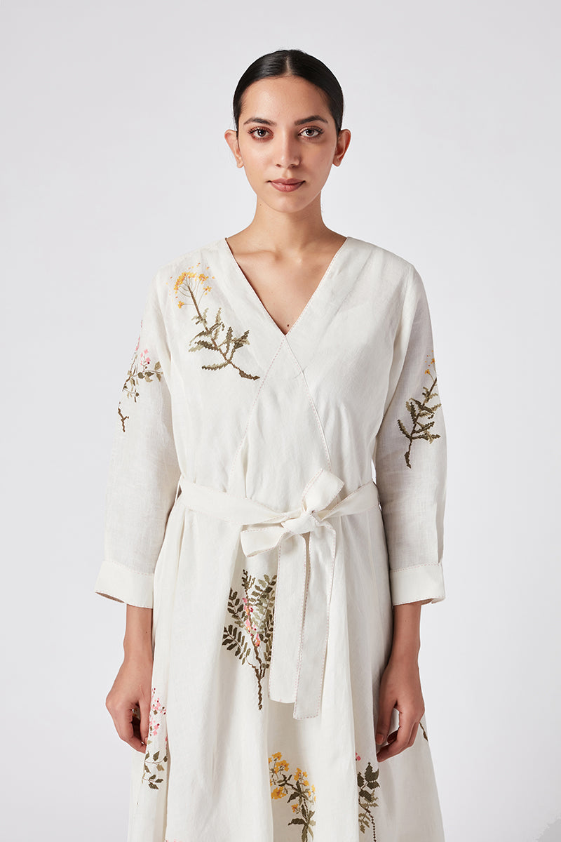 EMBROIDERED DRESS