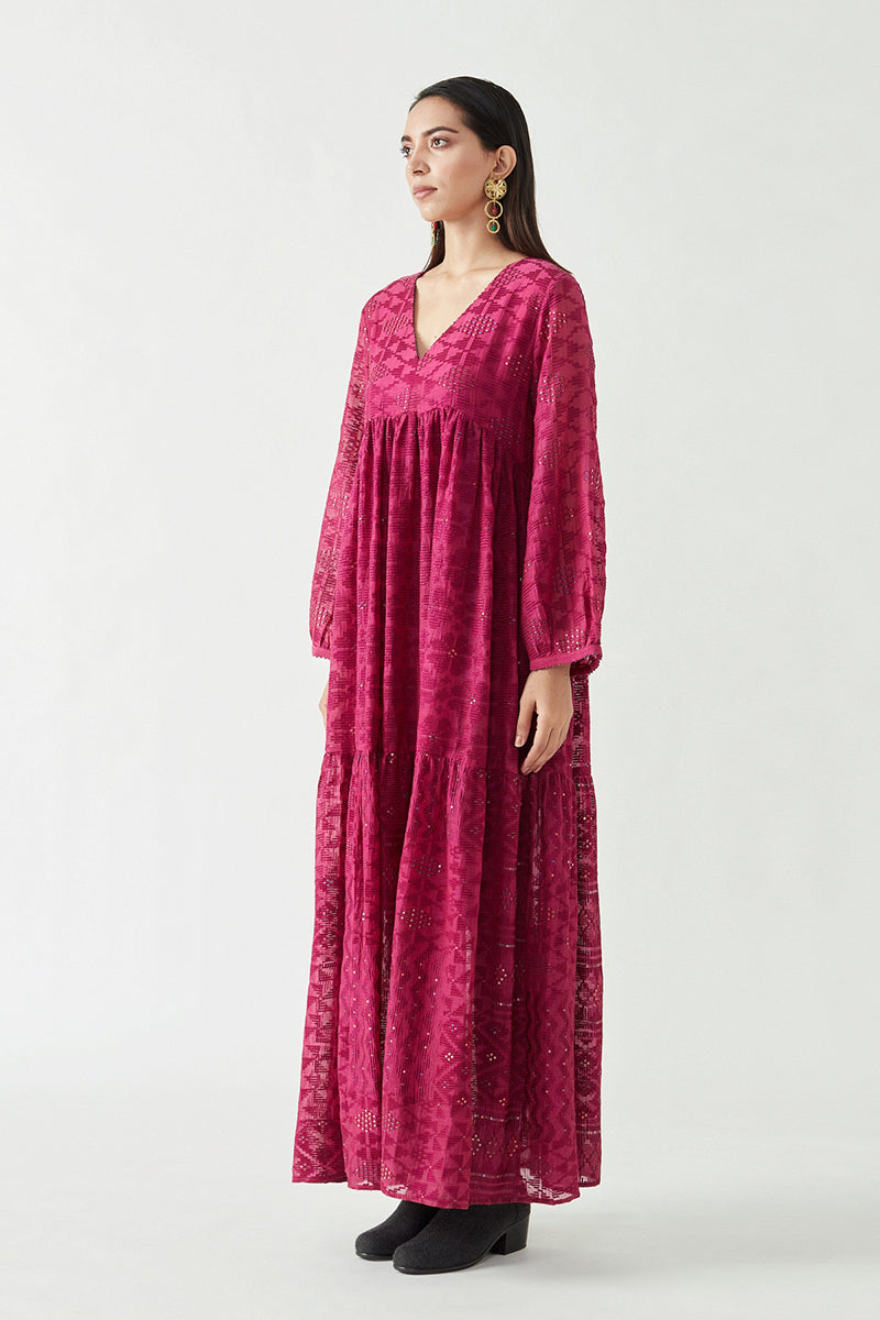 STELLA EMBROIDERED DRESS