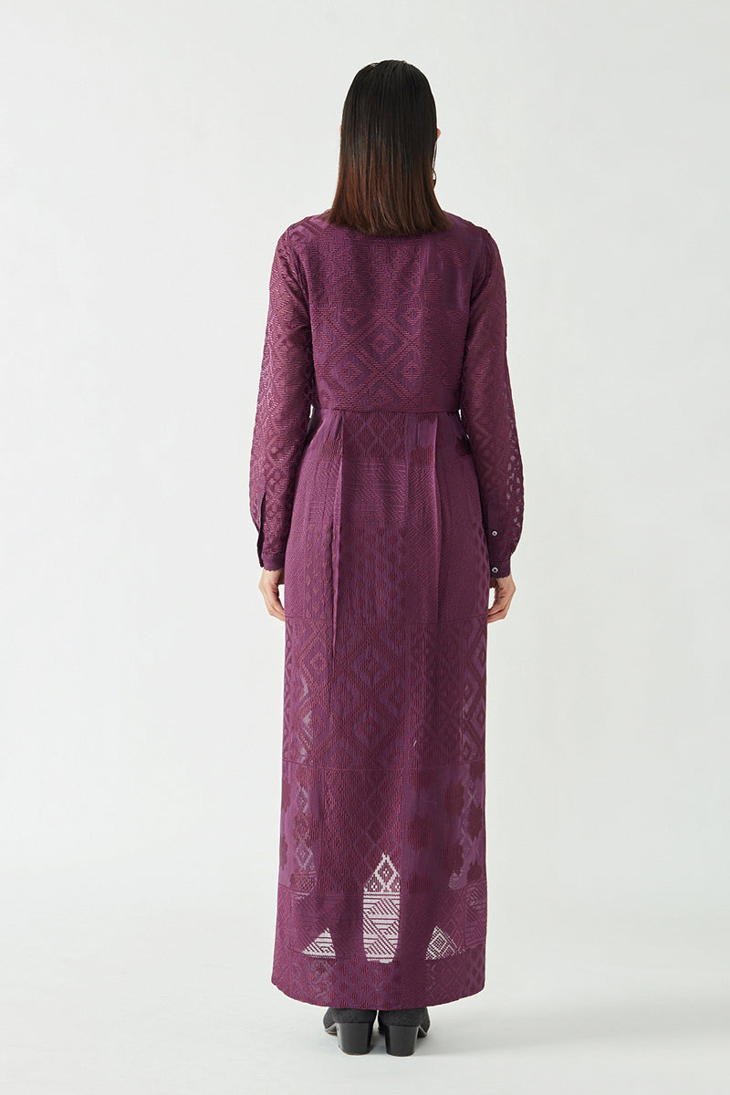 FINOLA EMBROIDERED DRESS WITH LYCRA TIGHTS