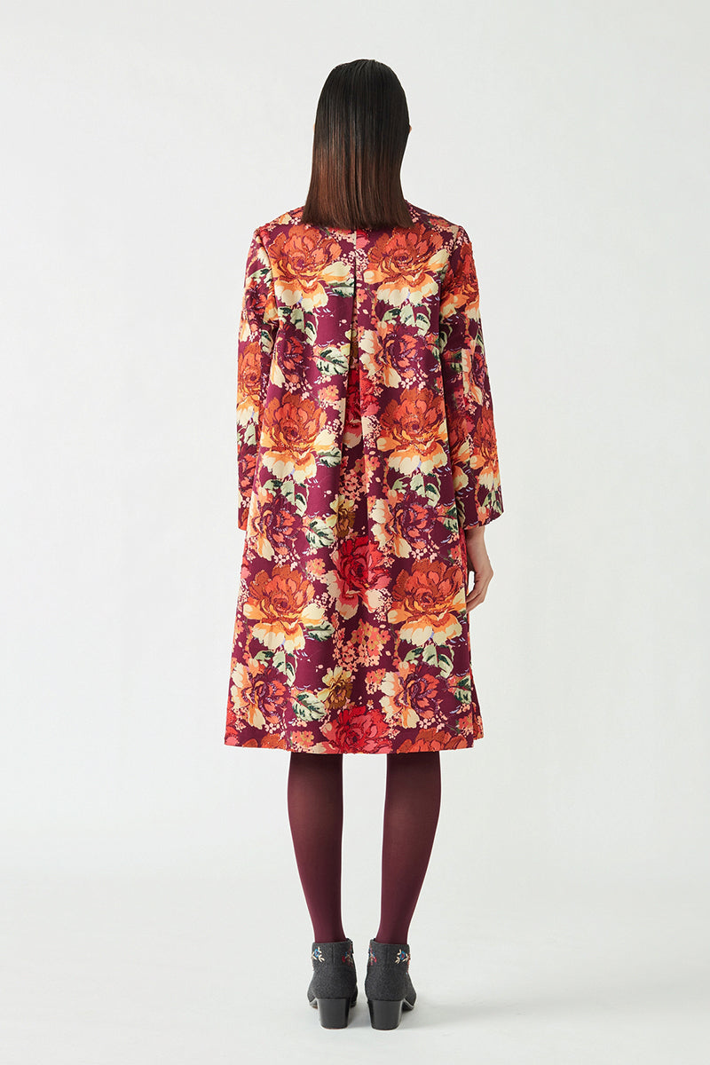 MARIA EMBELLISHED PRINTED JACKET