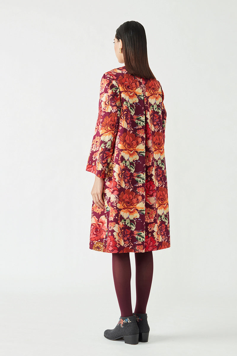 MARIA EMBELLISHED PRINTED JACKET