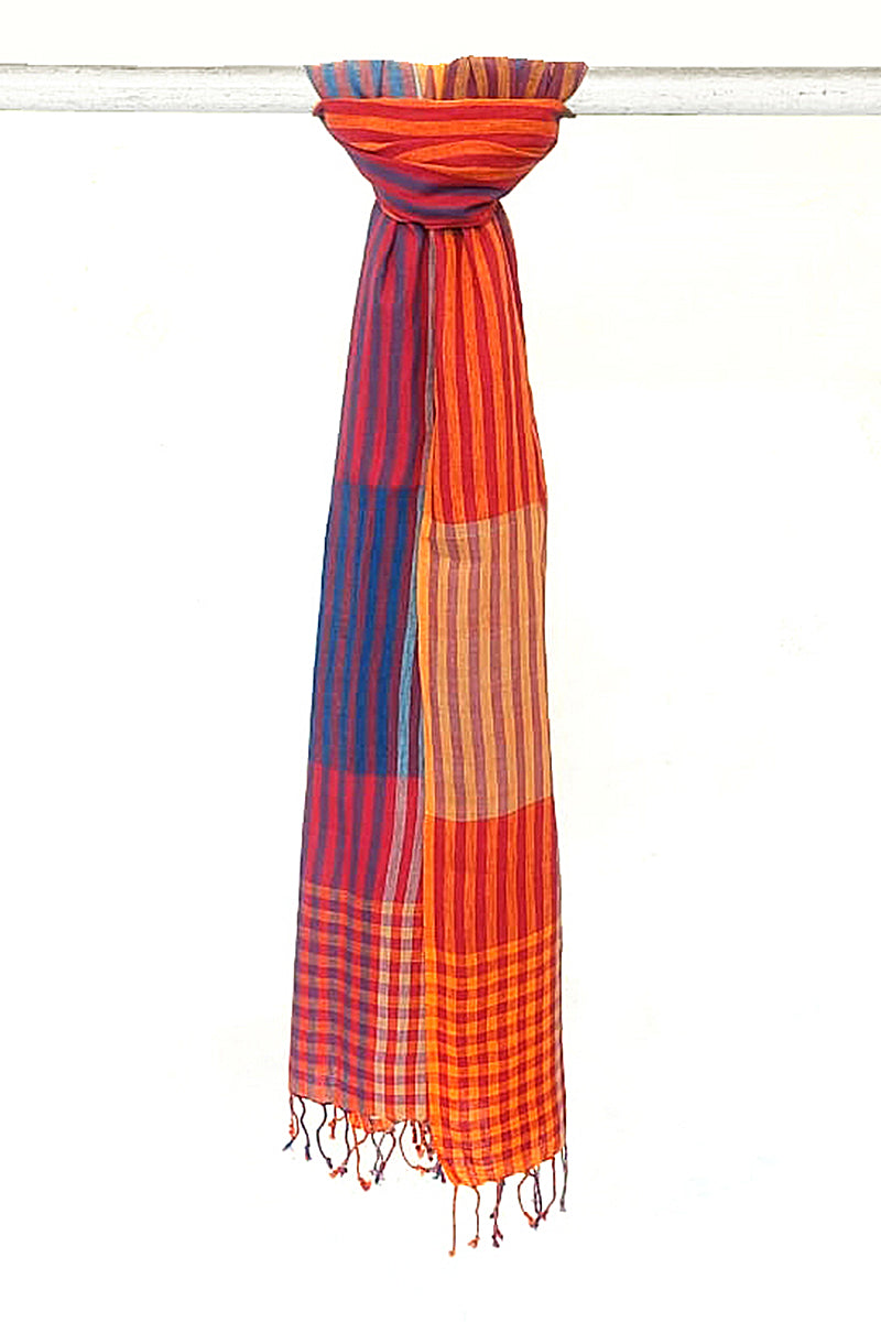 PAPAVER CHECK SCARF