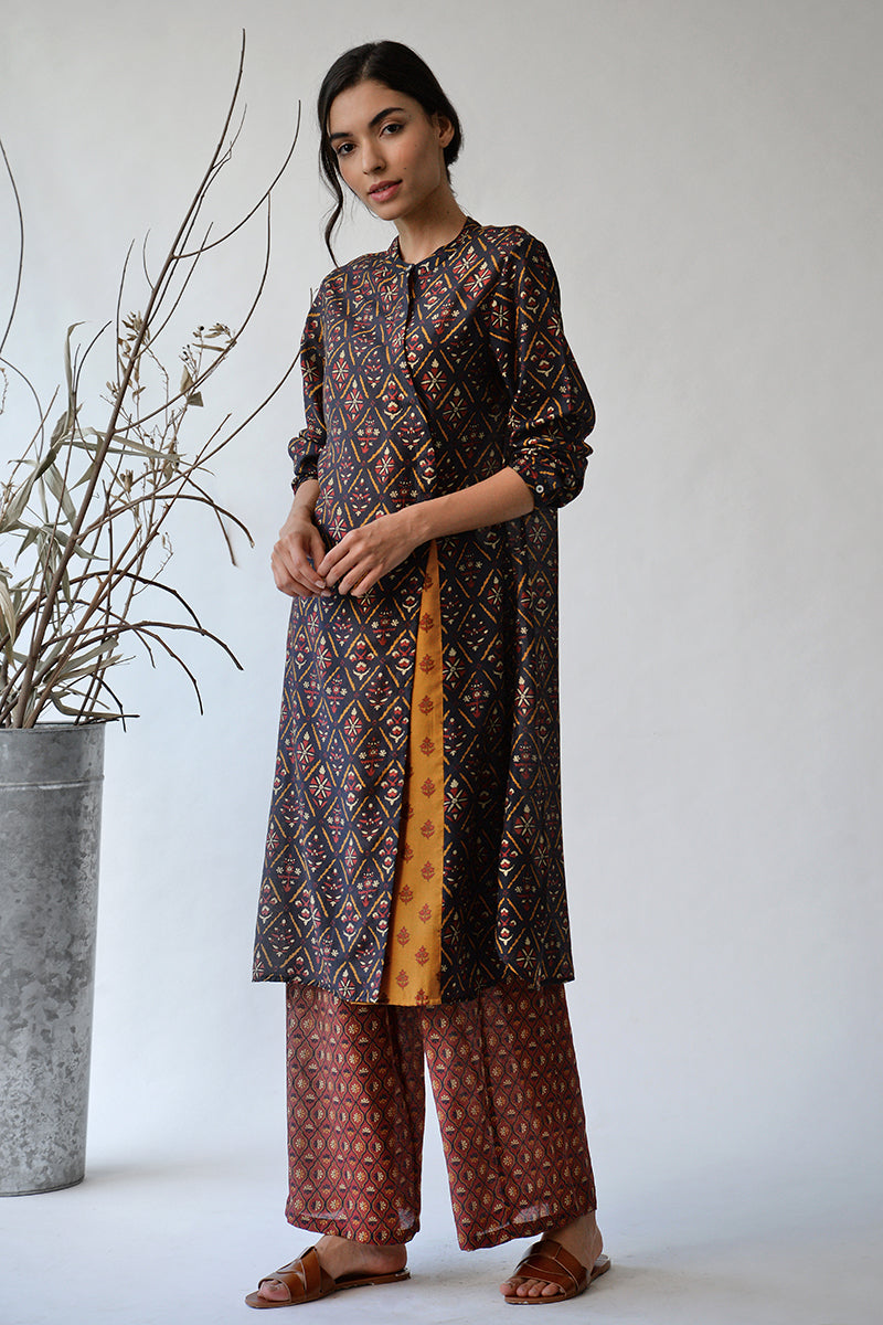 FEZ CONTRAST INSERT TUNIC